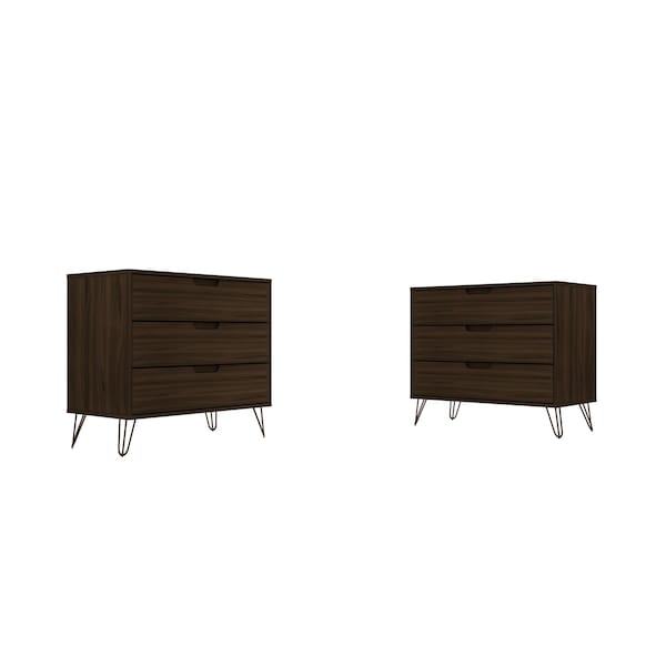 Manhattan Comfort Rockefeller Dresser in Brown, PK2 2-103GMC5 - main
